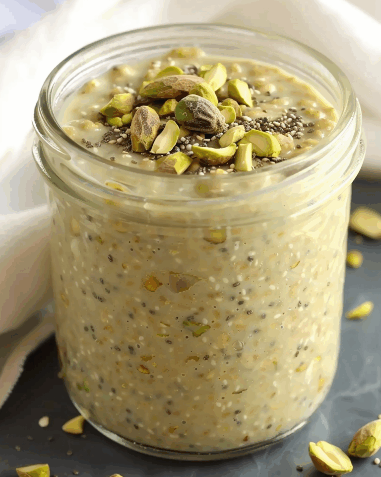 Pistachio Overnight Oats