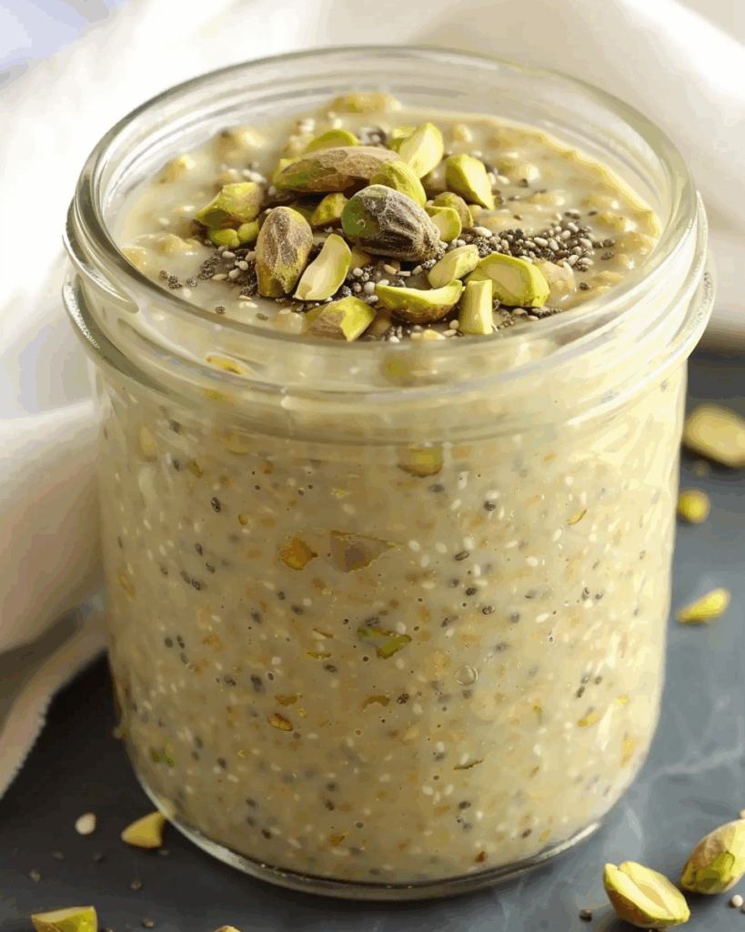 Pistachio Overnight Oats