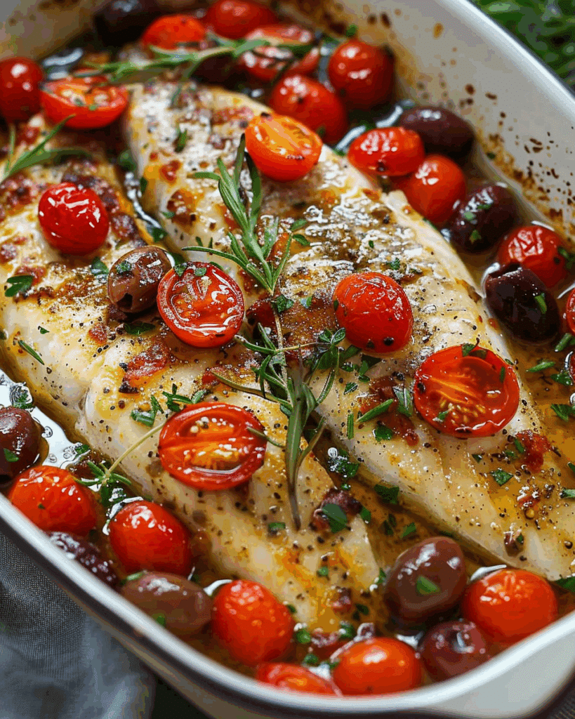 The Best Mediterranean Baked Fish