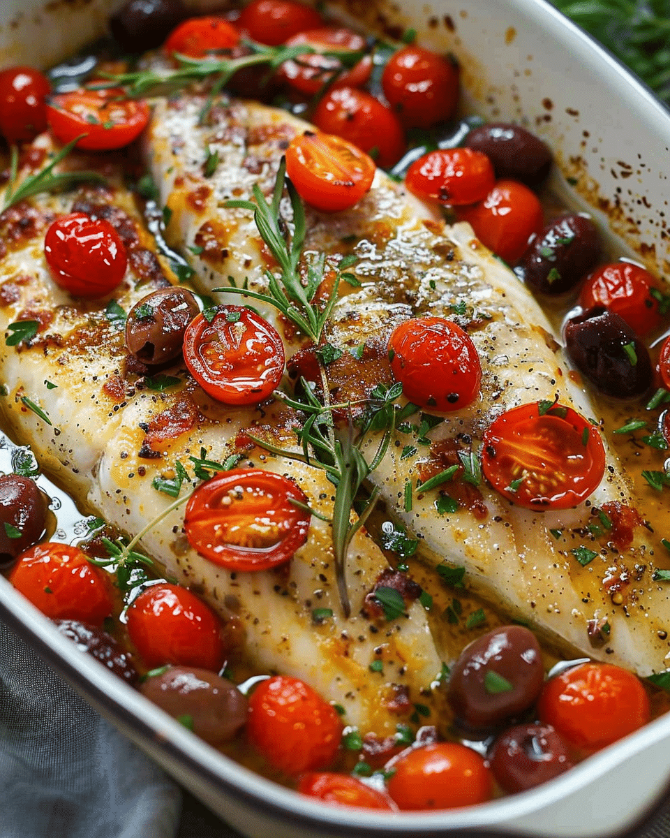 The Best Mediterranean Baked Fish