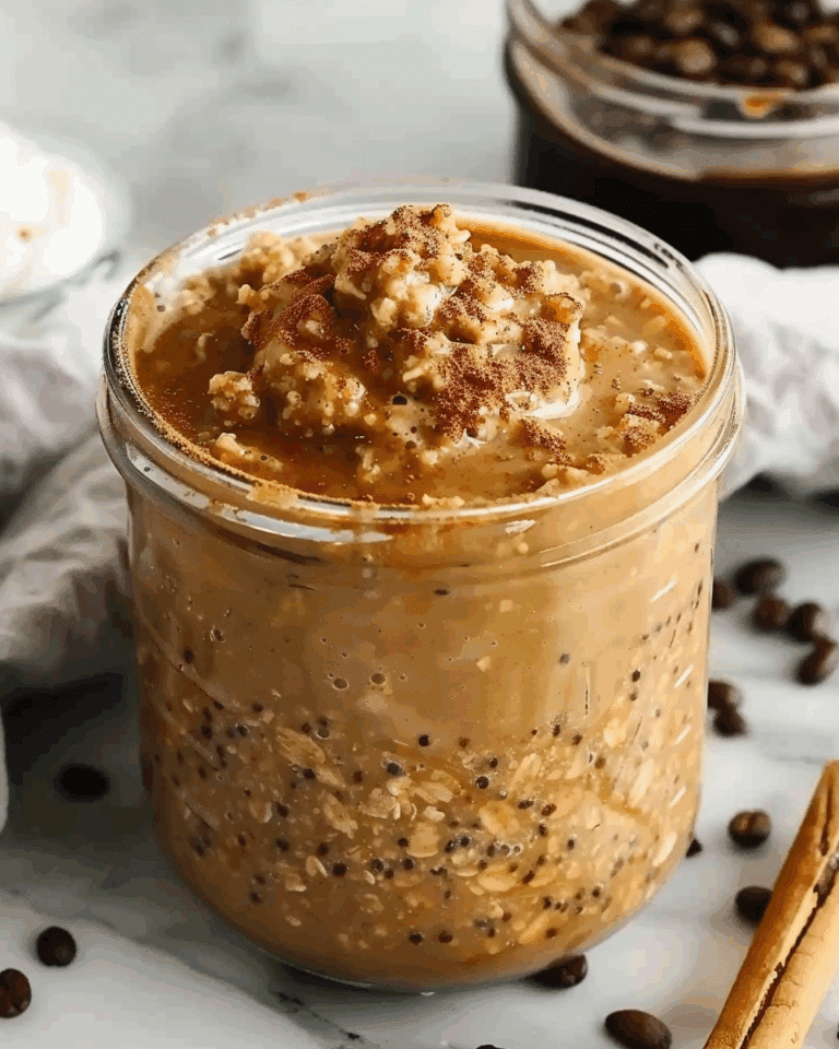 Brown Sugar Shaken Espresso Overnight Oats