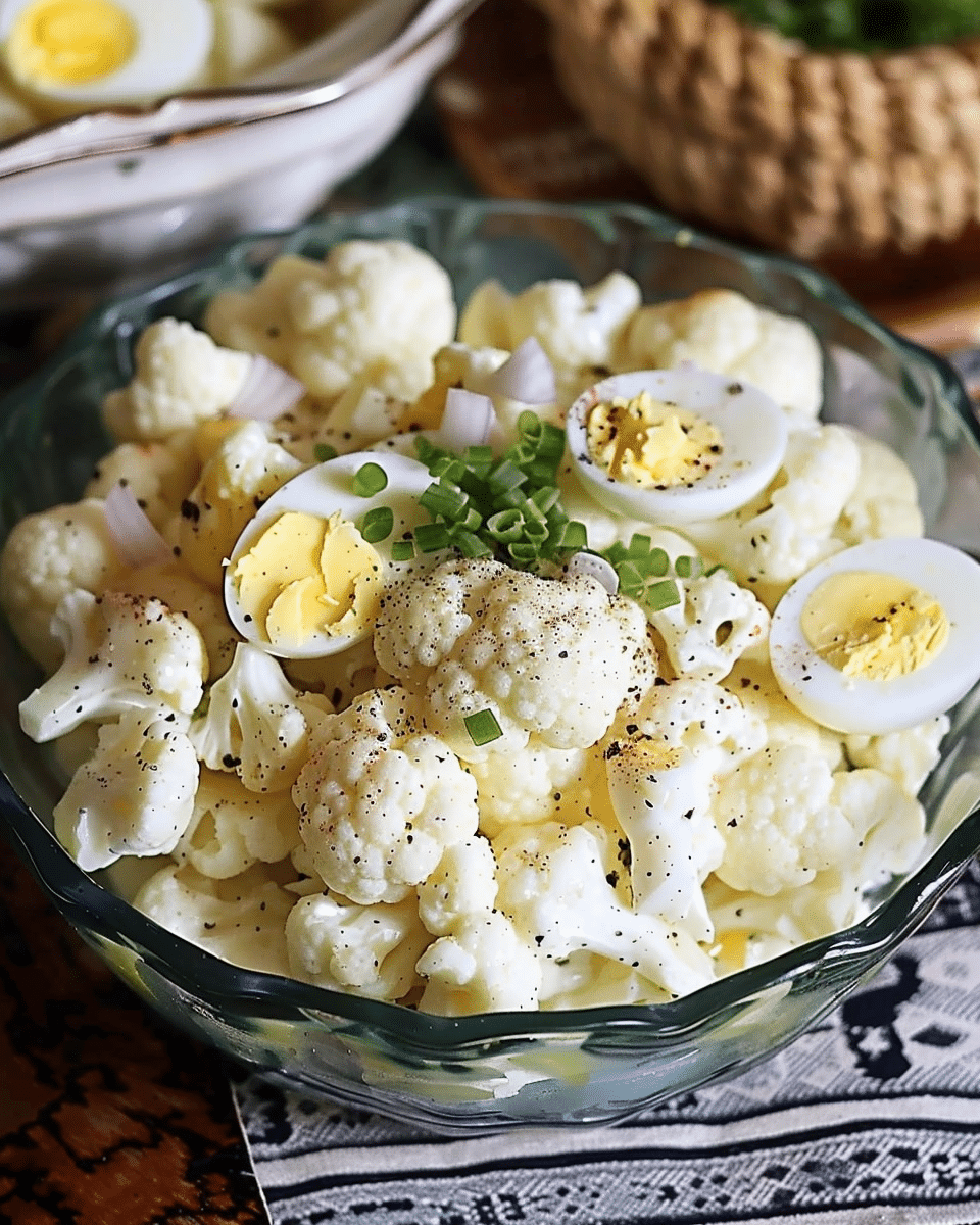 Cauliflower Mock Potato Salad