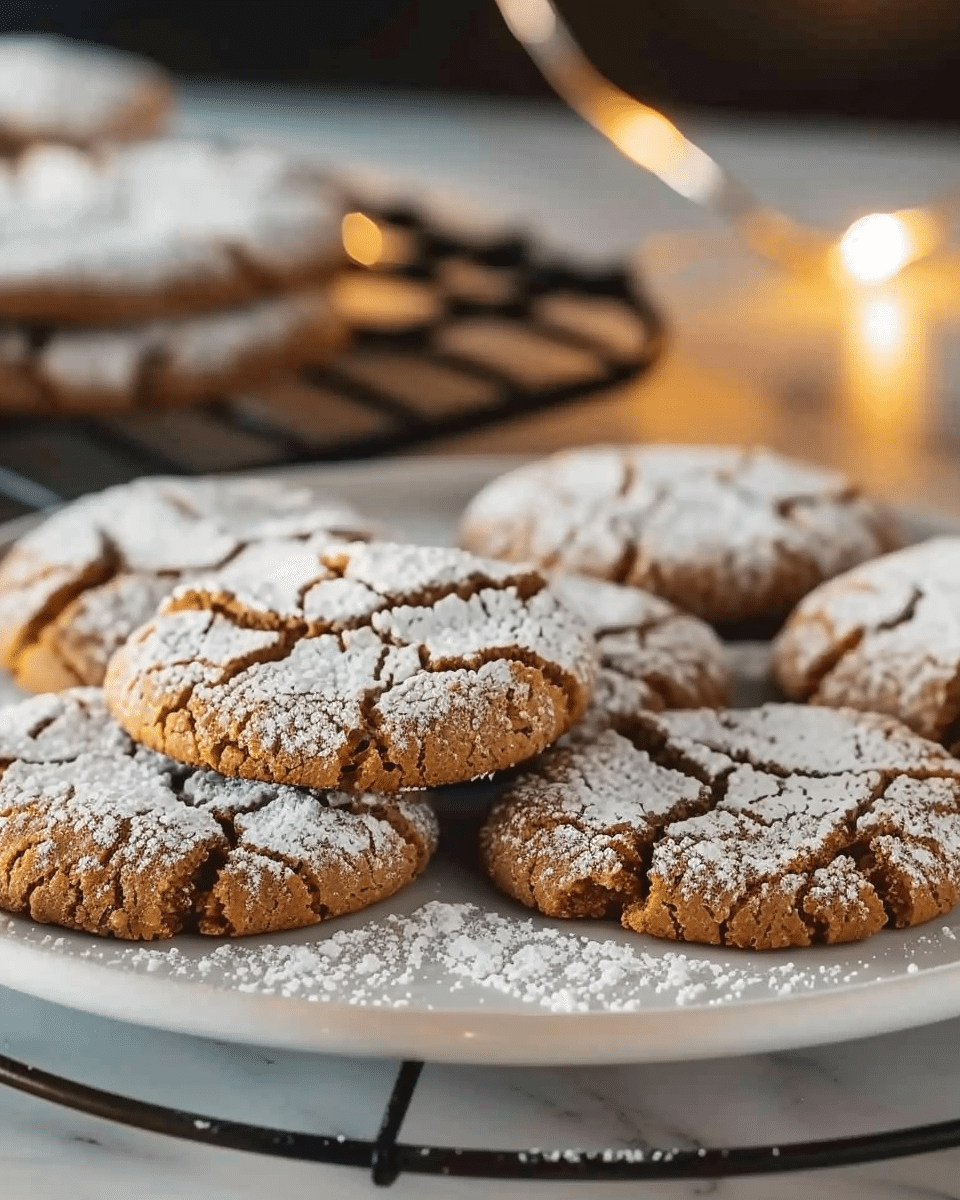 Cinnamon Coffee Crinkles