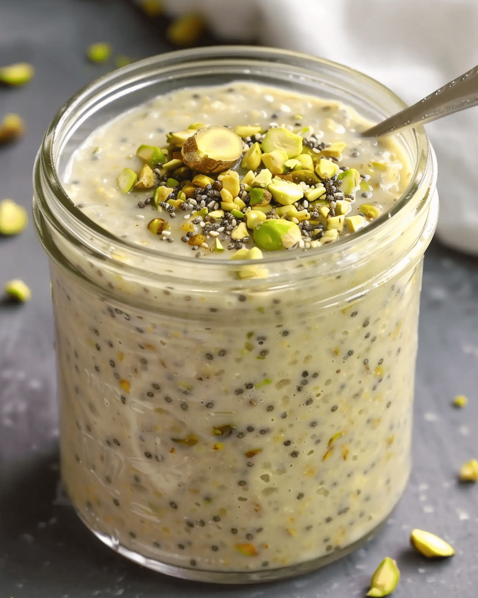 Pistachio Overnight Oats