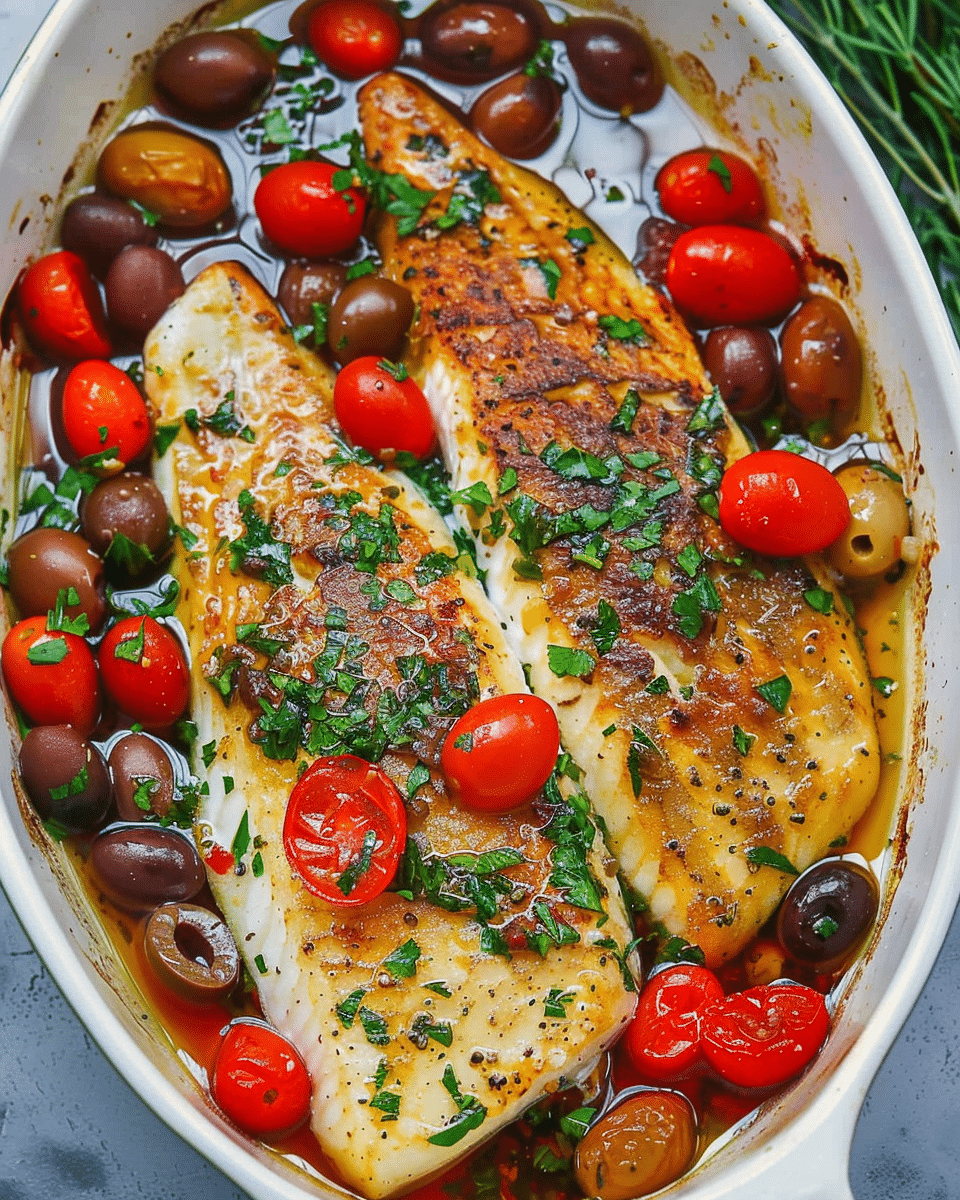The Best Mediterranean Baked Fish