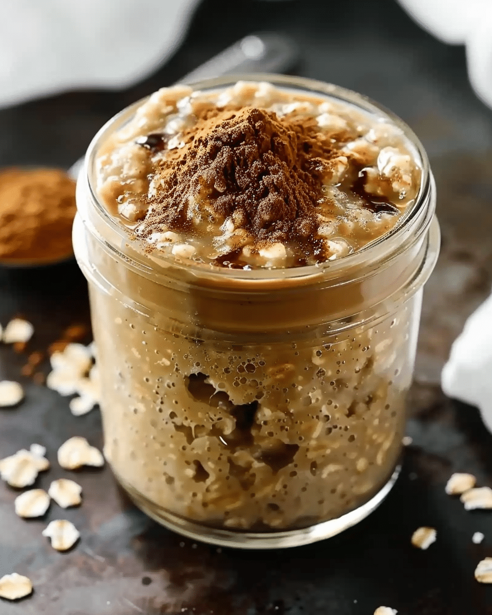 Brown Sugar Shaken Espresso Overnight Oats