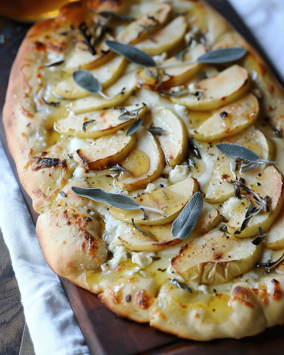 Brie Apple Flatbread