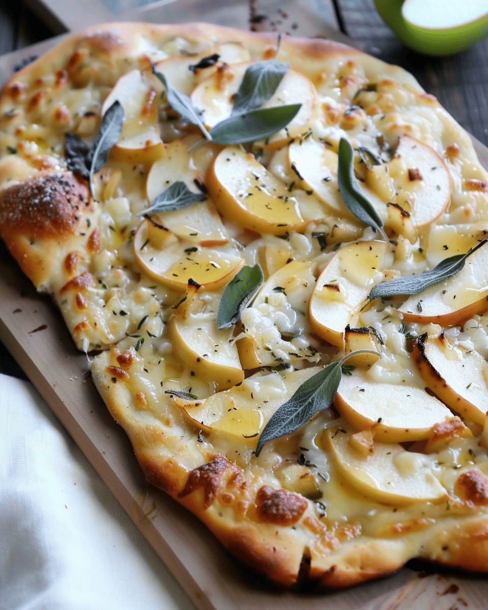 Brie Apple Flatbread