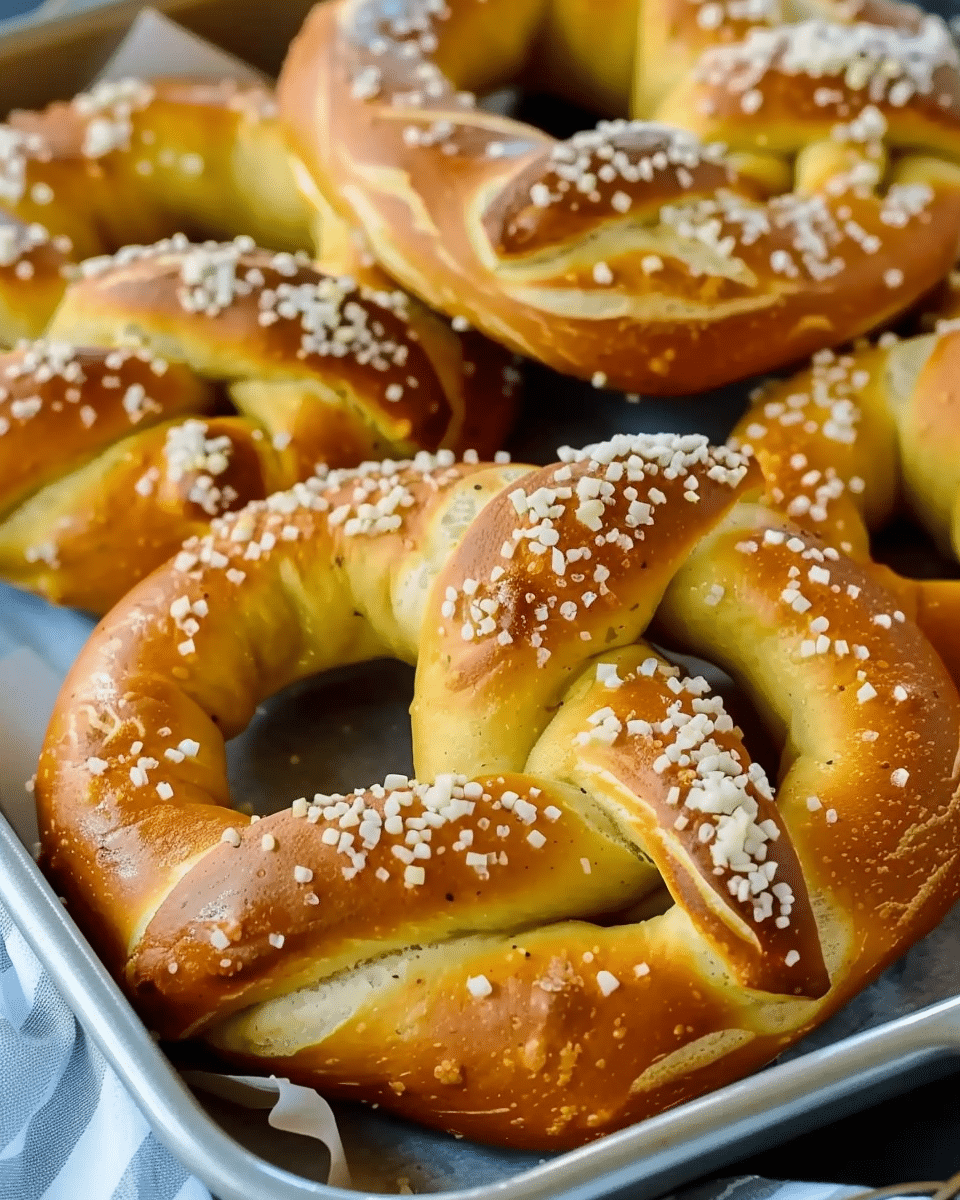 Easy Homemade Soft Pretzels Recipe