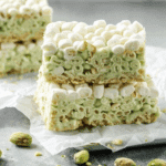 Pistachio Rice Krispie Treats