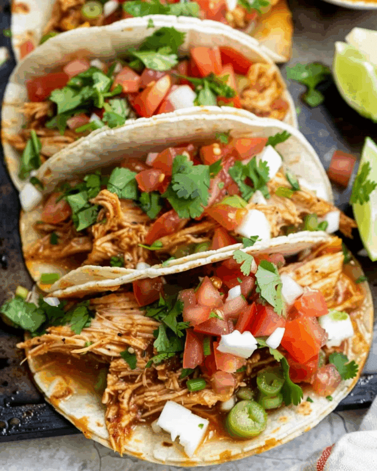 Slow Cooker Chicken Tacos
