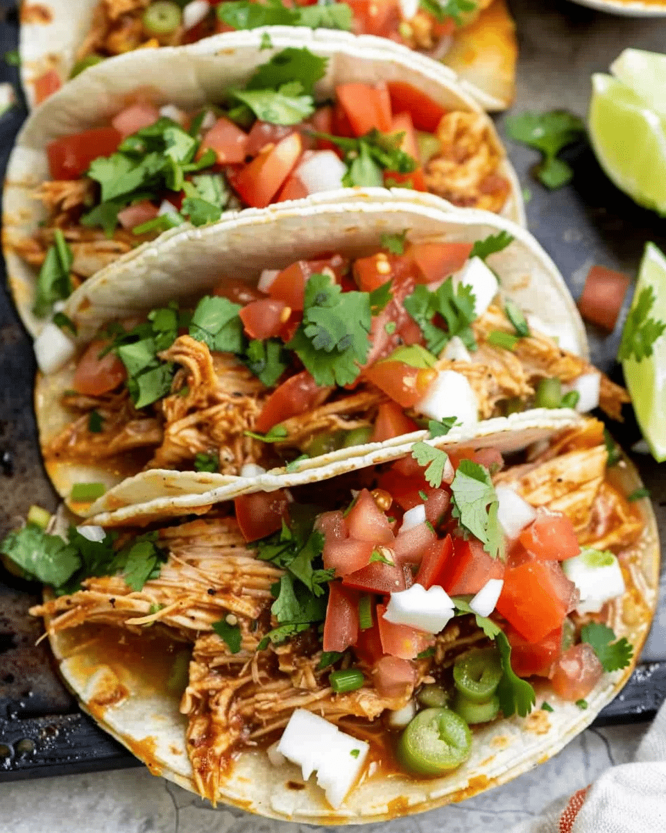 Slow Cooker Chicken Tacos