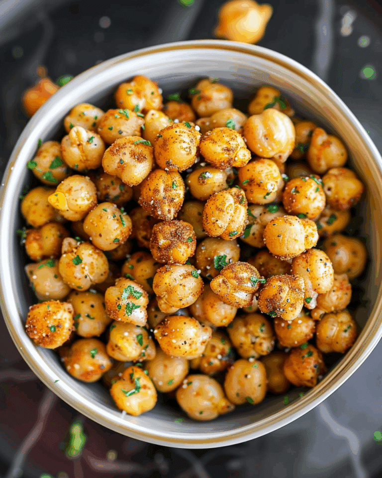 Crispy Air Fryer Ranch Chickpeas