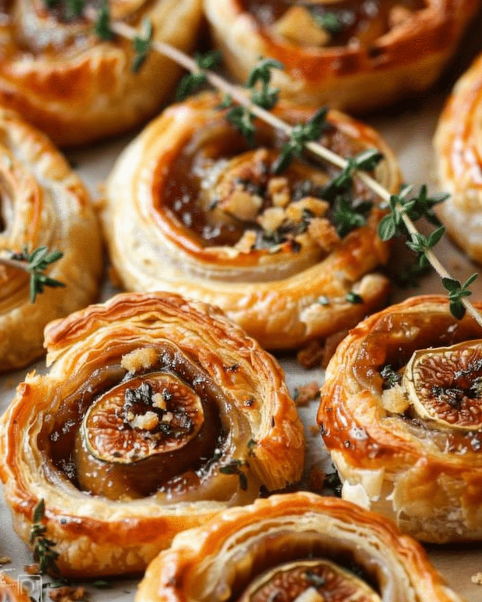 Fig and Goat Cheese Pinwheels