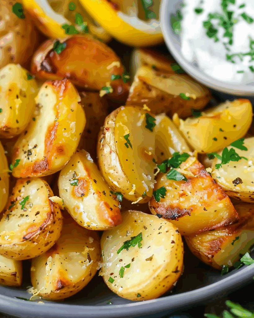 Greek Lemon Potatoes