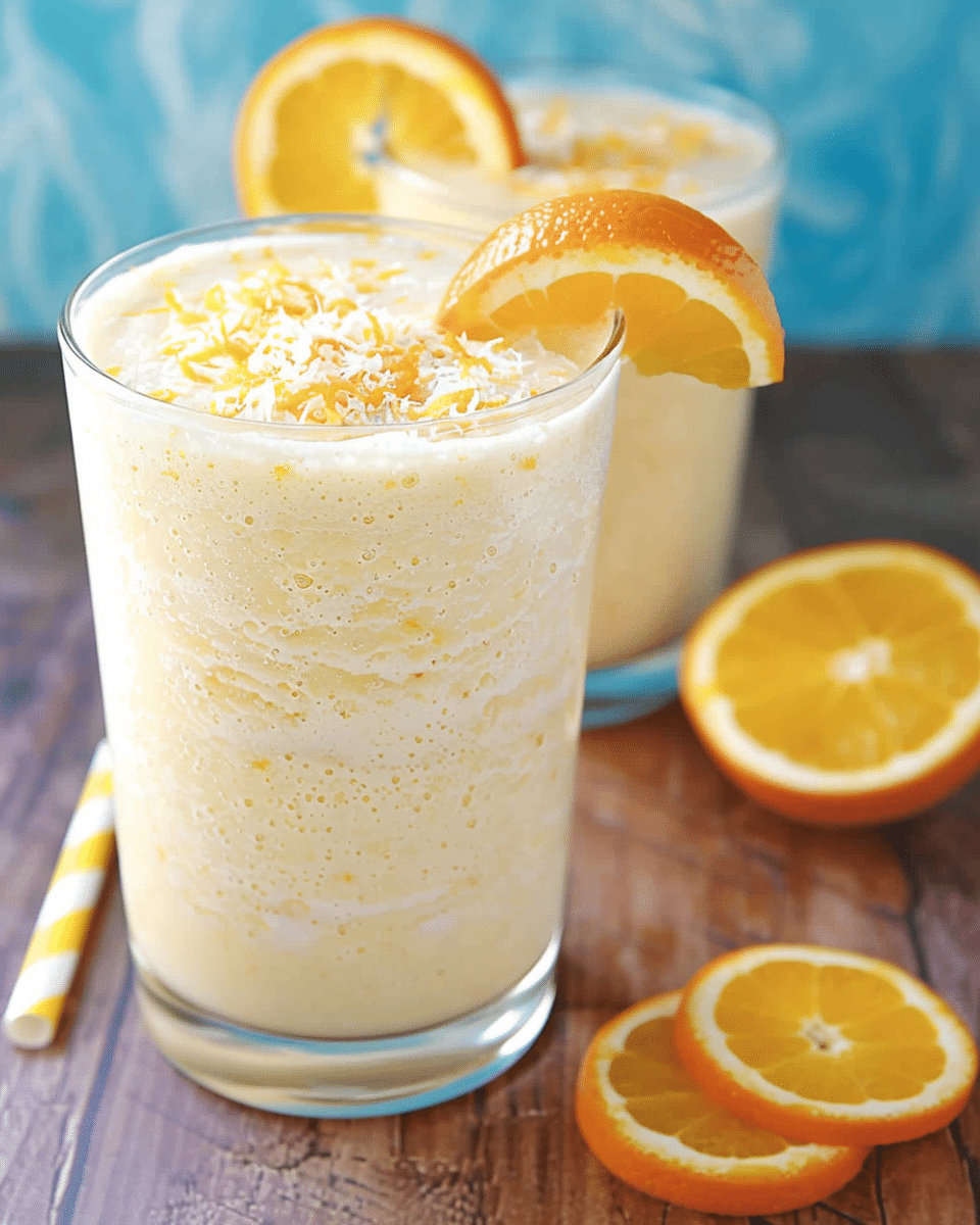 Pineapple Orange Coconut Smoothie