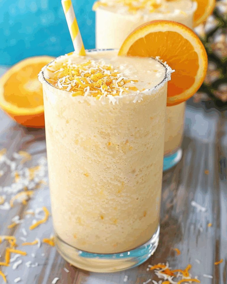 Pineapple Orange Coconut Smoothie