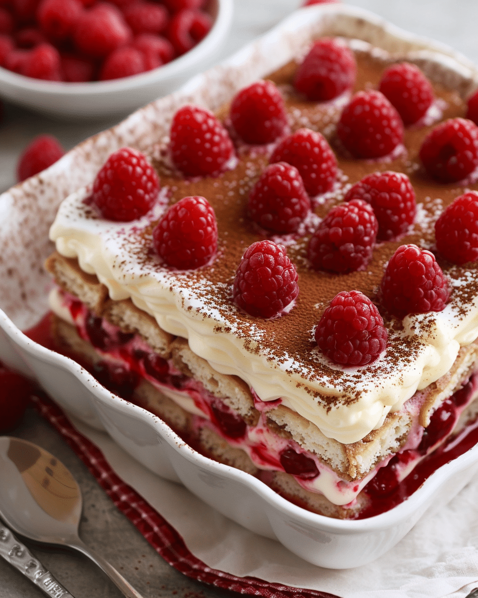 Raspberry Tiramisu