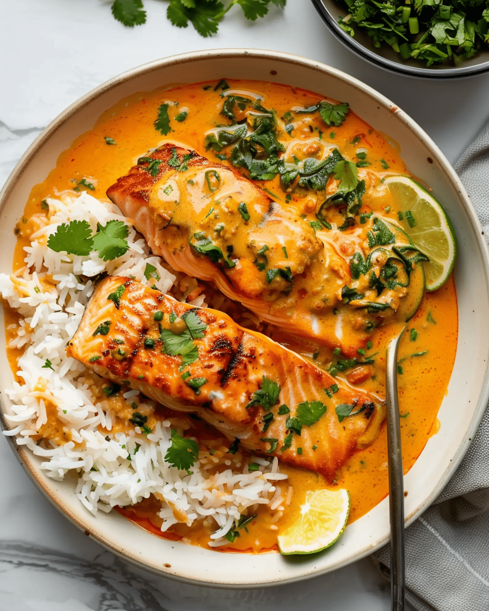 Salmon Coconut Curry