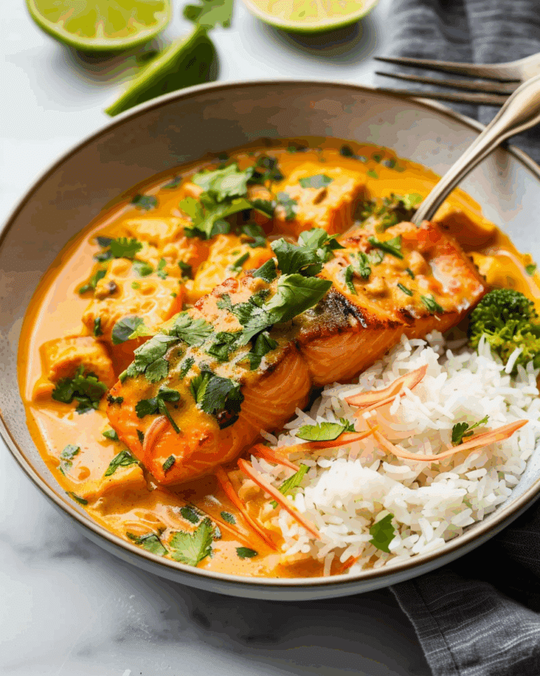 Salmon Coconut Curry