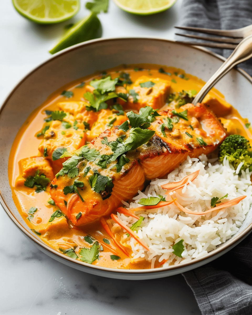 Salmon Coconut Curry