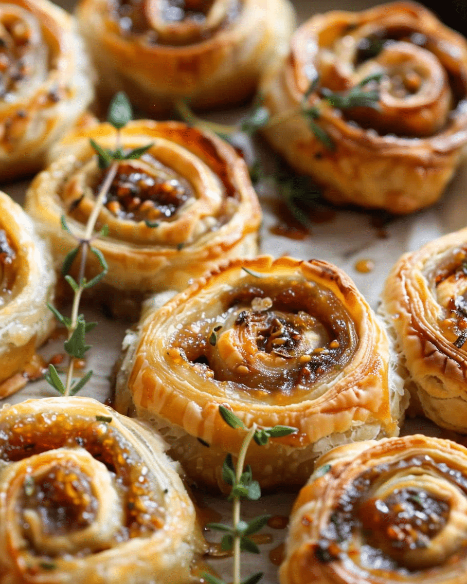 Fig and Goat Cheese Pinwheels