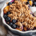 Blueberry Peach Crumble