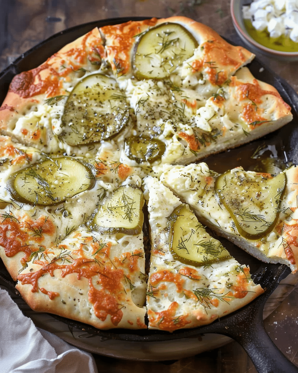 Dill Pickle Focaccia