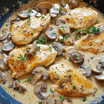 Mushroom Asiago Chicken