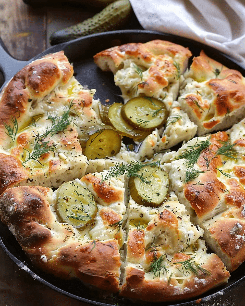 Dill Pickle Focaccia