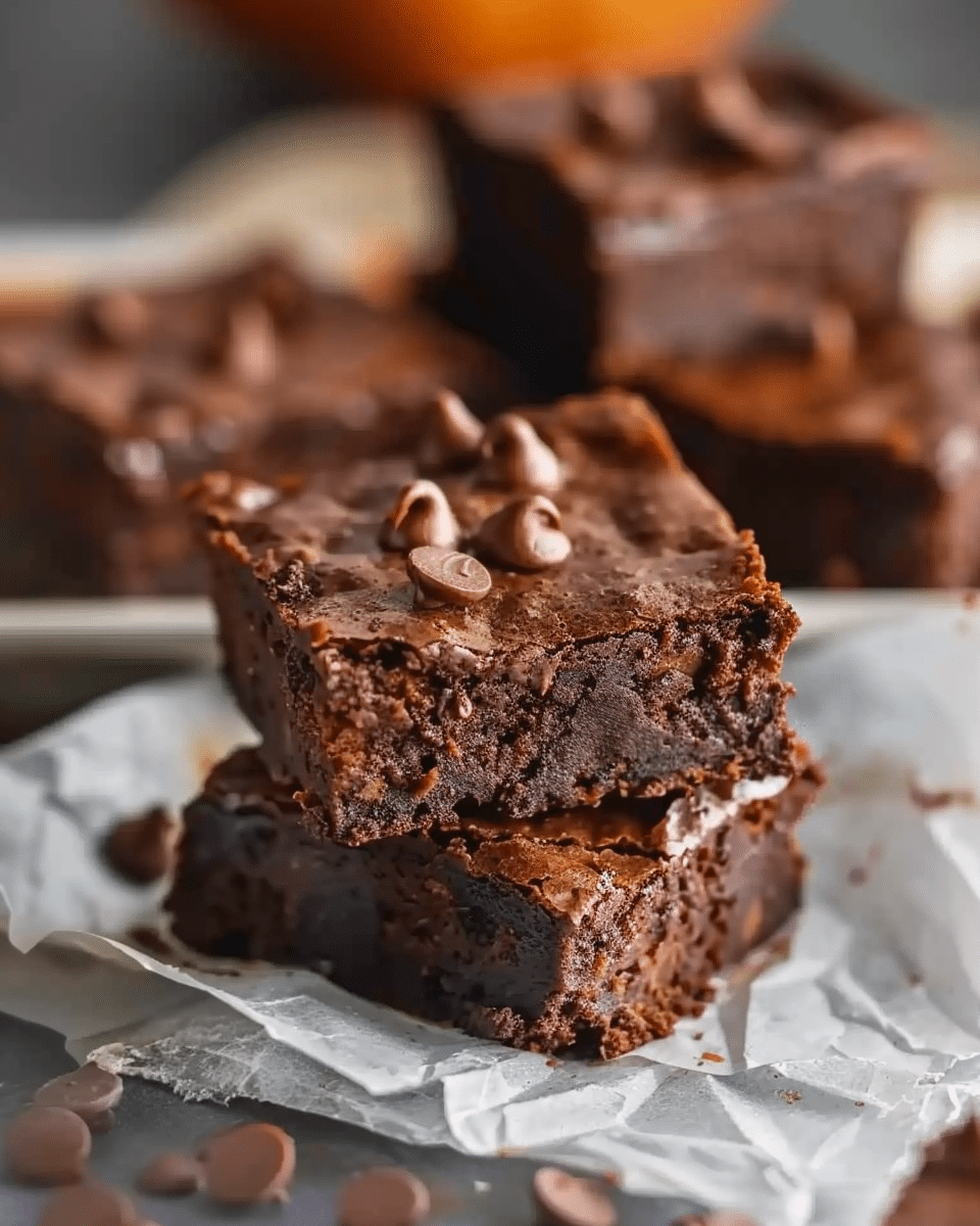 Pumpkin Brownies