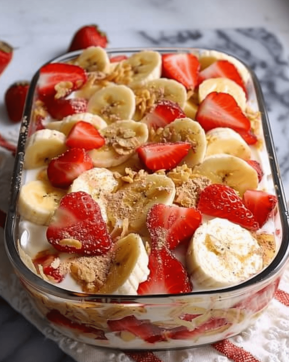 Strawberry Banana Pudding