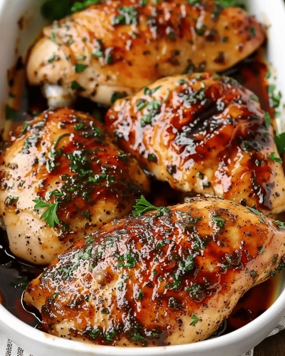 Balsamic Baked Chicken Breast