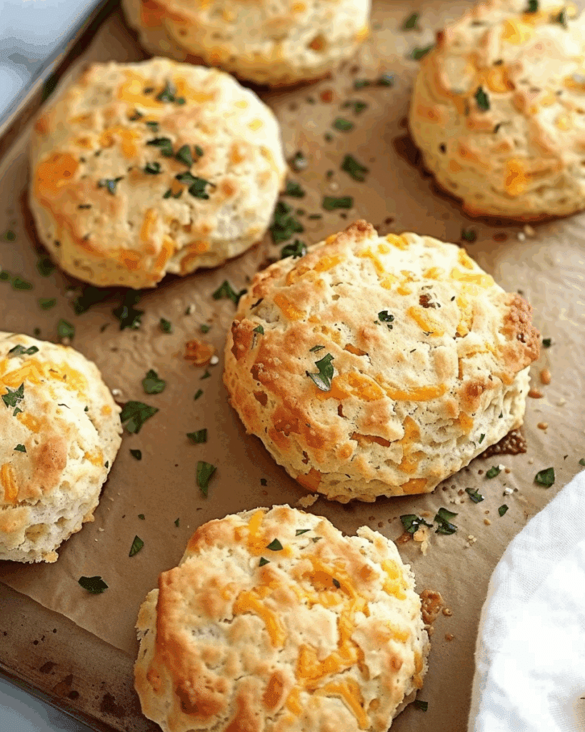 Sourdough Greek Yogurt Cheddar Biscuits