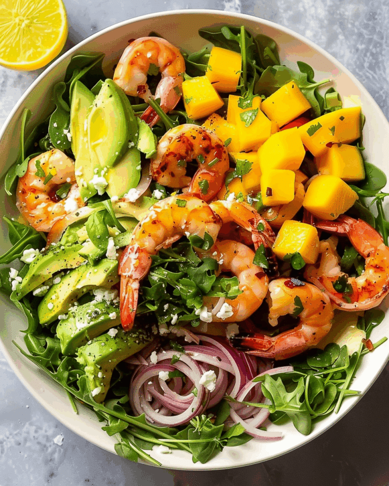 Prawn Mango Avocado Summer Salad