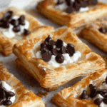Ricotta Chocolate Chip Pastry Squares