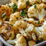Garlic Butter Roasted Cauliflower
