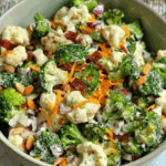Loaded Broccoli Cauliflower Salad