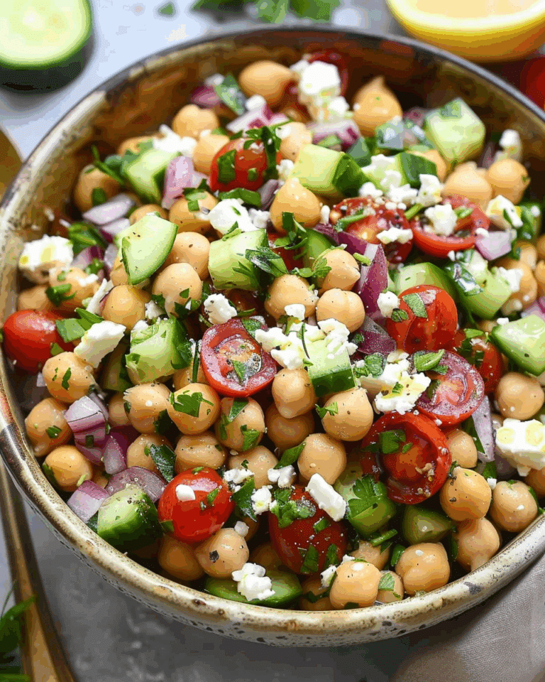 Mediterranean Chickpea Salad