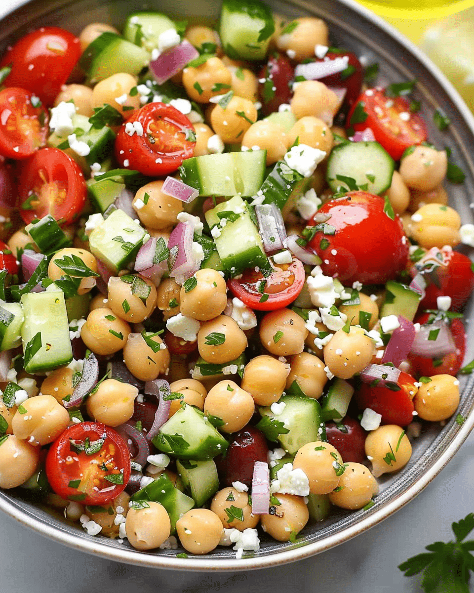 Mediterranean Chickpea Salad