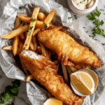 Crispy Battered Fish and Chips