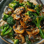 Broccoli and Mushroom Stir Fry