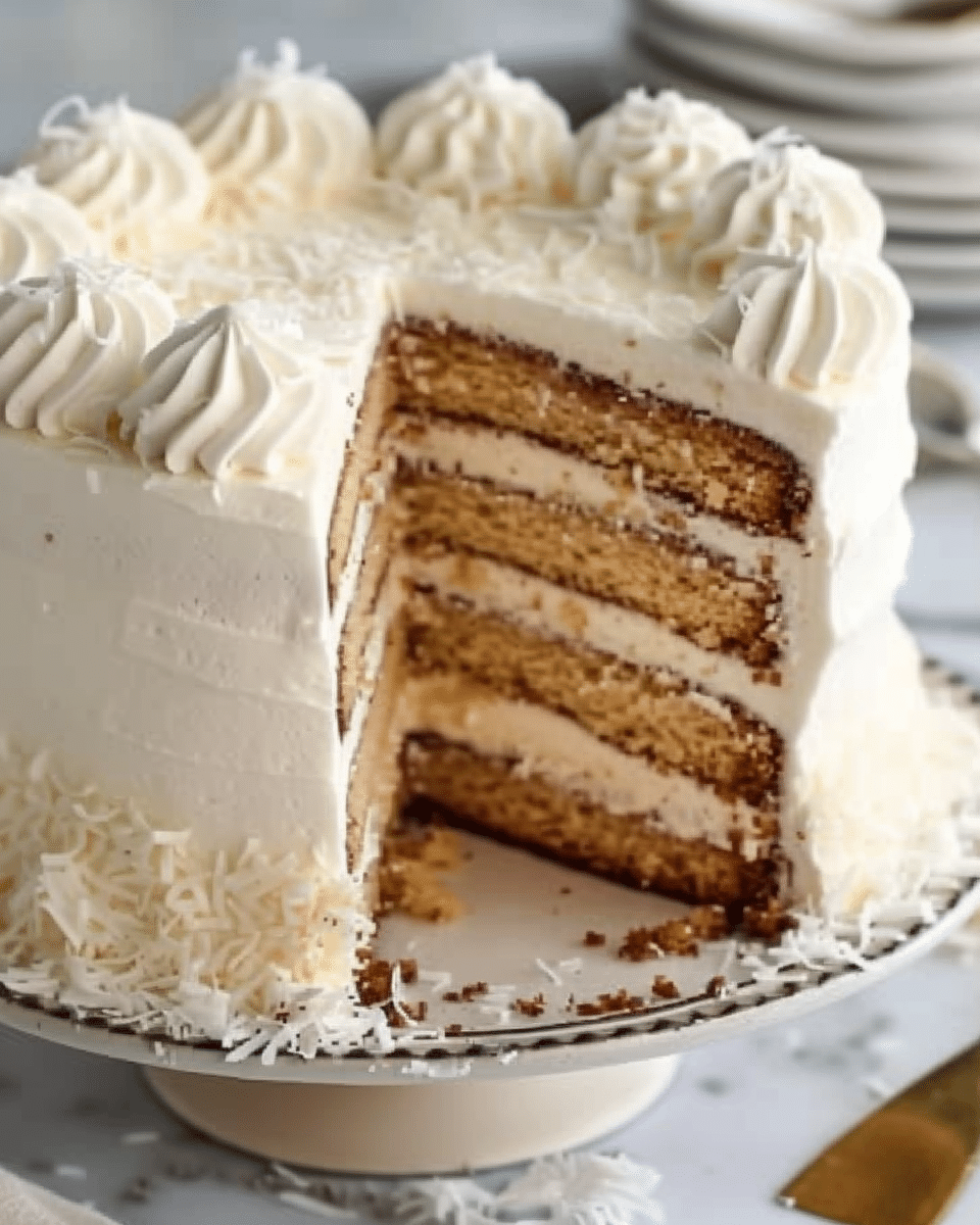 Coconut Cream Cake