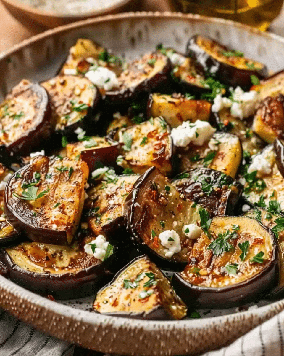 Mediterranean Roasted Eggplant