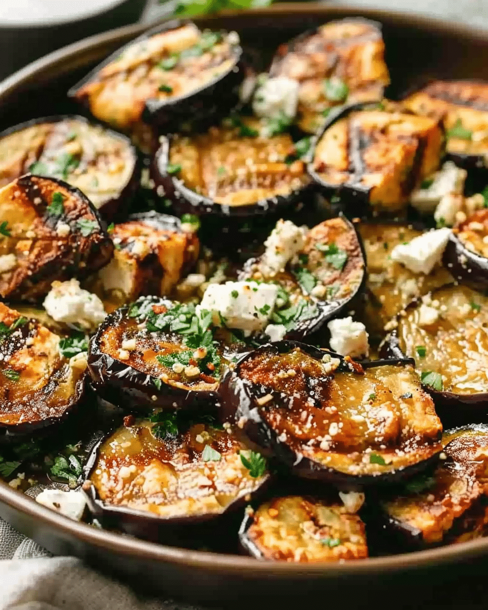 Mediterranean Roasted Eggplant