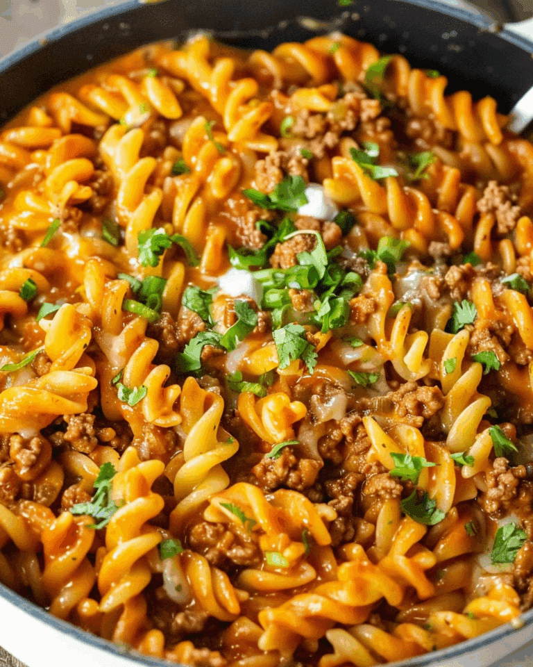 Easy Enchilada Pasta