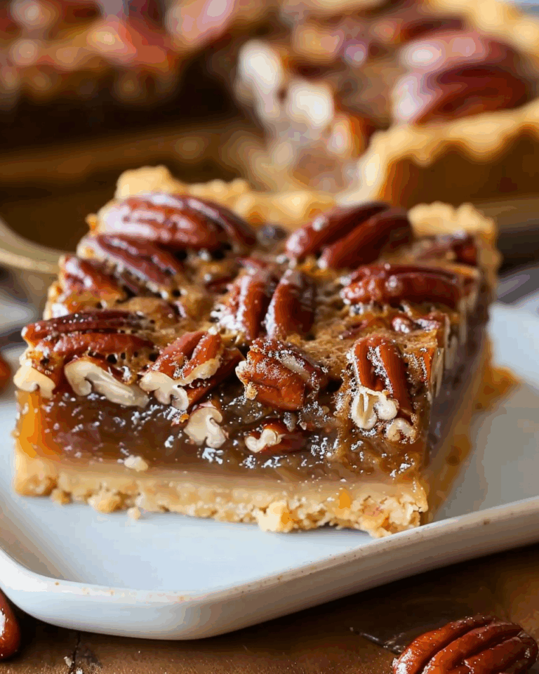 Lazy Girl Pecan Pie Bars