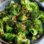 Crispy Garlic Air Fryer Broccoli