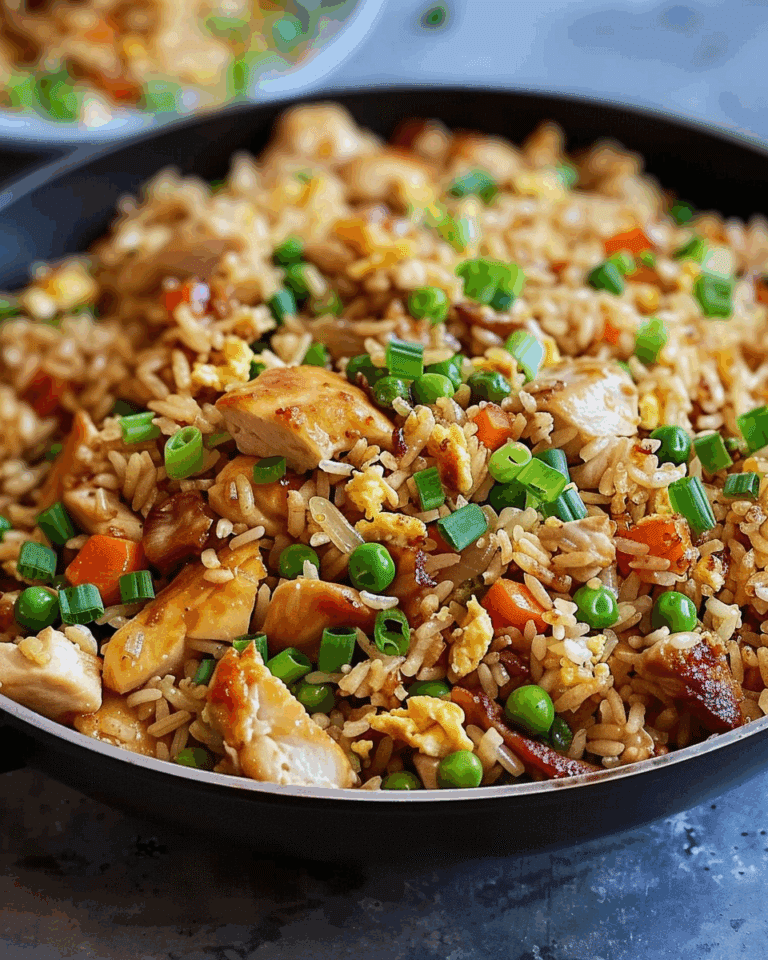 Savory Japanese BBQ Chicken Fried Rice Extravaganza