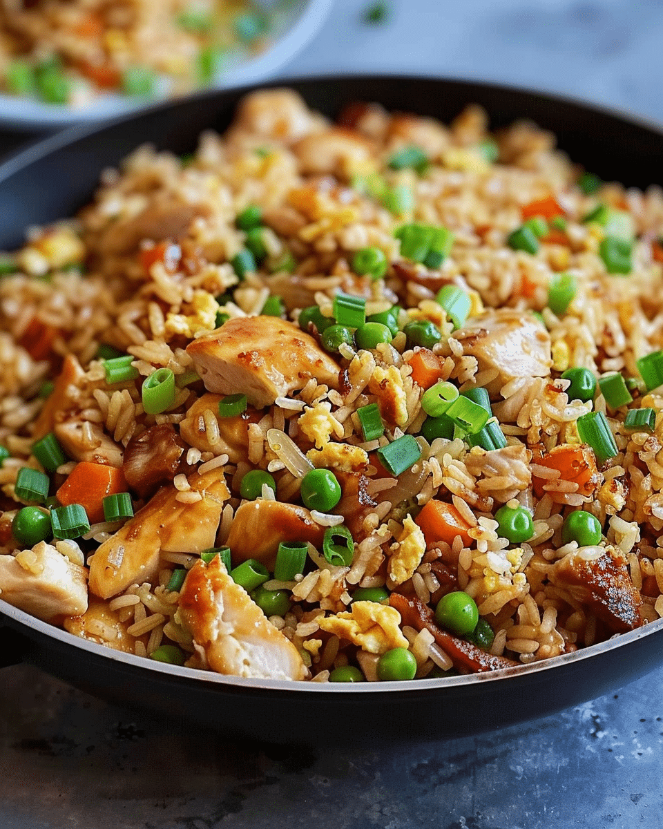 Savory Japanese BBQ Chicken Fried Rice Extravaganza